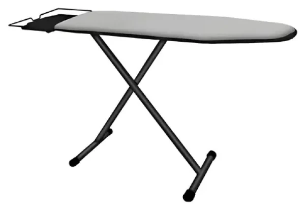 Braun IB 3001 BK čierna / Žehliaca doska / 1220 x 400 mm / výška 77,5-96 cm / bavlnený poťah (IB3001BK)