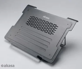 Akasa AK-NBCH-30BK chladiaca podložka pre 15.6" notebook / 5 stupňov nastavenia sklonu / USB / čierna (AK-NBCH-30BK)