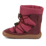 Dievčenské zimné barefoot topánky TEX TRACK WOOL Bordeaux Froddo G3160251-6 - 39