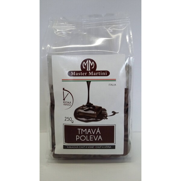 Tmavá poleva 250 g - Master Martini - Master Martini
