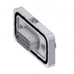 Deltron Connectors HD-DWM15SZ/2M85UN D-SUB zásuvka 180 ° Pólov: 15 spájkovaný 1 ks; HD-DWM15SZ/2M85UN