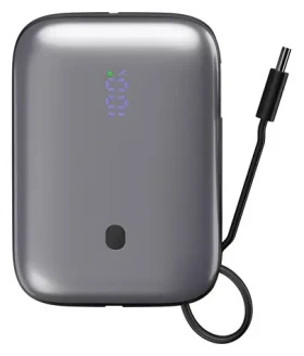 Platinet PMPB1020C čierna / Powerbanka / 10 000 mAh / Power Delivery 20W / 2x USB-C / 1x USB-A / displej (PLAPMPB1020C)