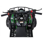 Mamido Detská benzínová štvorkolka RamiGO WILDPEAK 110CC čierno-zelená