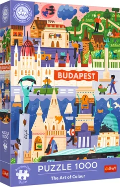 Trefl Puzzle Premium PLUS Art of Colour: Budapešť, Maďarsko