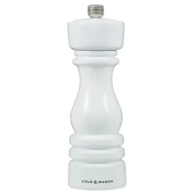 ColeMason London White Gloss / Mlynček na korenie / 18 cm / bukové drevo (H233094)