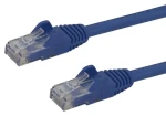 StarTech CAT6 UTP 1 m modrá / Patch kábel / RJ-45 / Snagless / PoE (N6PATC1MBL)