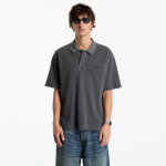 Tričko Carhartt WIP S/S Wayne Polo UNISEX Black Garment Dyed S