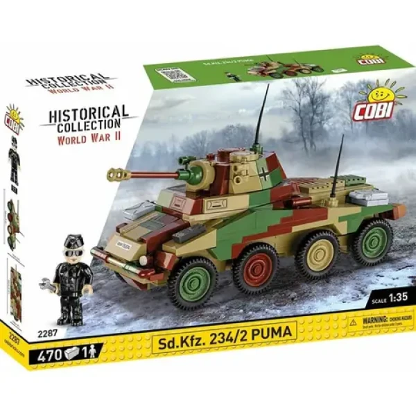 Cobi 2287 II WW Sd. Kfz 234/2 Puma, 1:35