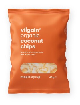 Vilgain Kokosové chipsy BIO – javorový sirup 40 g