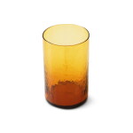 HK living Pohár Tube Amber 400 ml