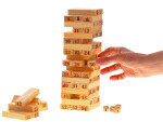 Mamido Drevené kocky JENGA KÝVAJÚCE SA VEŽA GR0189