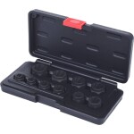 KS Tools 913.3880 Sada matíc so špirálovým profilom, 10 kusov, M8-M19; 913.3880