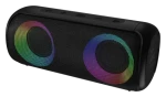 Audictus Aurora Pre čierna / Prenosný Bluetooth reproduktor / TWS / RGB / 20W (ABS-1837)
