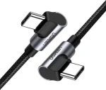 Ugreen US323 kábel USB-C na USB-C 2 m čierna / 60 W (UGR1091BLK)