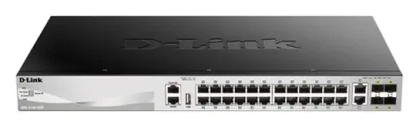 D-Link DGS-3130-30TS Switch / 24x GLAN / 2x 10GLAN / 4 x 10G SFP+ (DGS-3130-30TS/SI)