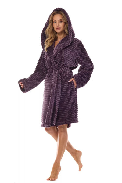 Dámsky župan 2416 Robin violet - L&L fialová L