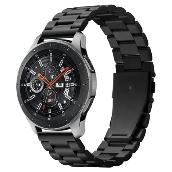 Spigen Modern Fit nerezový remienok Galaxy Watch 46mm čierna (600WB24983)
