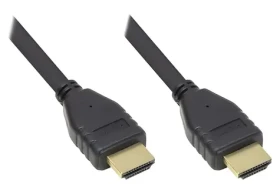 Good Connections HDMI 2.0b kábel čierna / Prepojovací kábel / HDMI-HDMI / 4K UHD 60Hz / 1,5 m (GC-M0137)