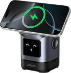 Ugreen Uno W709 / Bezdrôtová nabíjačka 2v1 / MagSafe / Qi2 / USB-C / 15 W (45775)