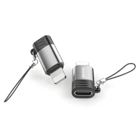 AWEI A11 šedá / Adaptér / USB-C / Lightning / Nabíjanie a prenos dát / 480 Mb/s (A11)