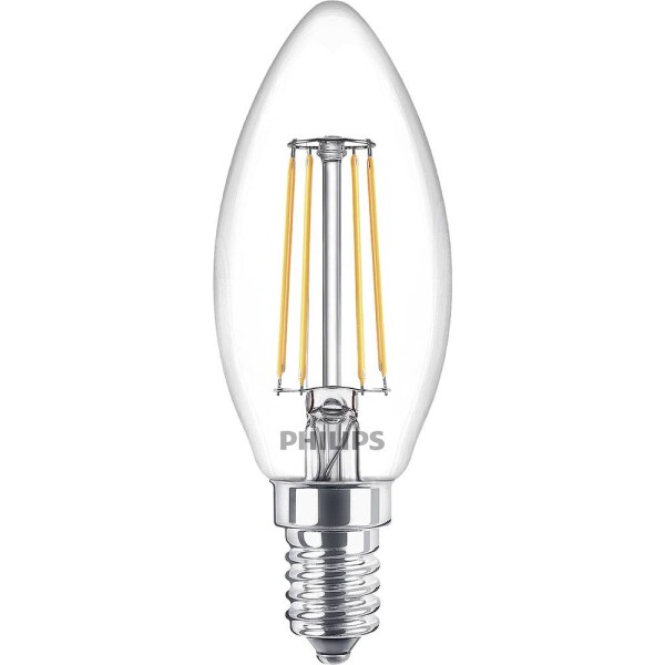 Philips LED 76217900 LED En.trieda 2021 F (A - G) E14 4.3 W = 40 W chladná biela (Ø x d) 3.5 cm x 9.7 cm 1 ks; 76217900