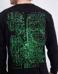 Edwin Synthetic TS LS Black garment washed S
