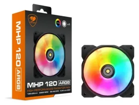 COUGAR MHP 120 ARGB čierna / Ventilátor / 120 mm / ARGB / 600-2000 RPM / 82,5 CFM / 4-pin PWM (CGR-CF-MHP12HB-RGB)