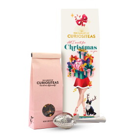 The Cabinet of CURIOSITEAS Vianočný ovocný čaj All I want for Christmas 70 g + sítko