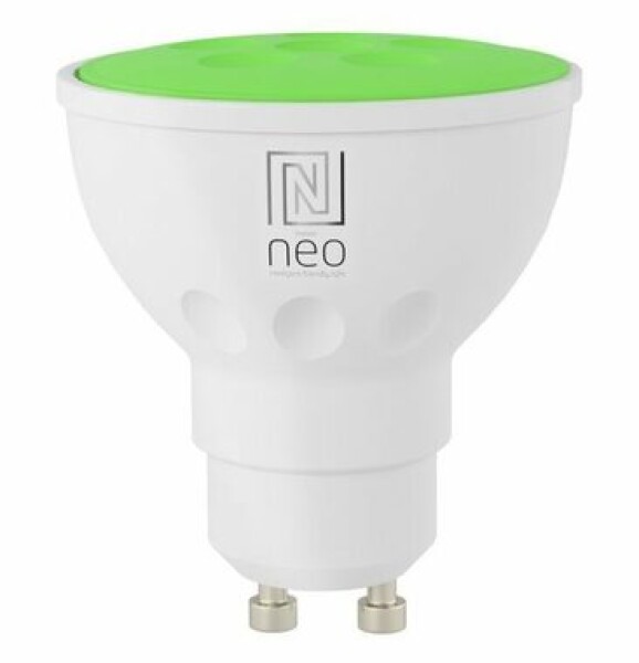 IMMAX NEO SMART žiarovka LED GU10 6W RGB+CCT farebná a biela / stmievateľná / Wi-Fi / TUYA (07724L)