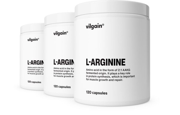 Vilgain L-Arginín – 3× 120 kapsúl