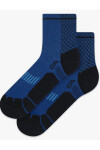 SPORTIVE - Pánske vzorované ponožky Ag+ U941n4 antracit 42/44
