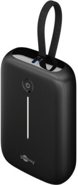 Goobay Powerbank 10 000 mAh ze wbudowanym kablem USB-C
