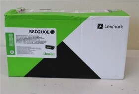 Lexmark SALE OUT. Lexmark 58D2U0E Black Ultra High Yield Corporate Toner Cartridge, DAMAGED PACKAKING | 58D2U0E | Toner cartridge | Black | DAMAGED PACKAKING