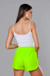 Dámské sportovní šortky v neonově zelené barvě model 18369436 zielony S (36) - J.STYLE