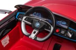 Mamido Mamido Elektrické autíčko BMW i4 červené 12V7Ah EVA kolesá ECO Koža