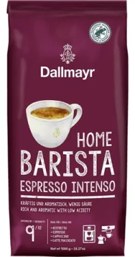 Dallmayr Home Barista Espresso INTENSO 1 kg / Zrnková káva / zmes Arabica a Robusta (DALMEX1KG)