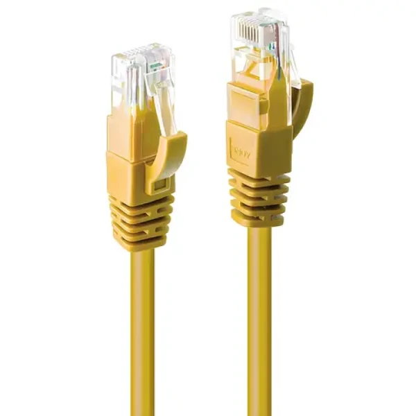 Lindy Cat6 U/UTP 20 m žltá / Patch kábel / RJ-45 (48069)