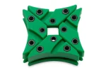 EKWB EK-Vardar X3M Damper Pack - Green 4 ks / anti-vibračný držiak ventilátora / pre EK-Vardar X3M (3830046996978)