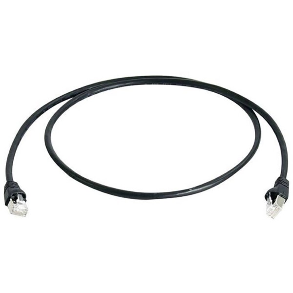 Telegärtner 100009134 RJ45 sieťové káble, prepojovacie káble CAT 6A S/FTP 15.00 m čierna samozhášavý 15 m; 100009134