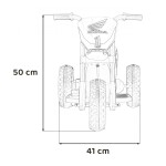 Mamido Detská elektrická motorka Cross Honda CRF 450R červená