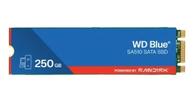 WD Blue SA510 250GB / M.2 SSD 2280 / SATA III / R: 555MBps / W: 440MBps / TLC (WDS250G3B0B-00AXS0)