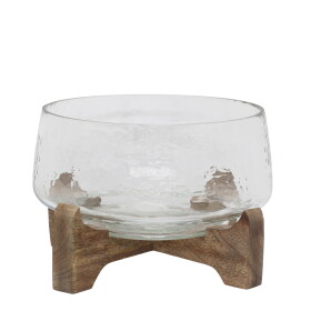 Chic Antique Dekoratívna misa Glass/Mango Wood