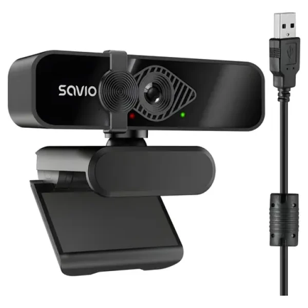 Webkamera CAK-06 čierna / Webkamera / 4K Ultra HD / USB / Mikrofón / Plug and Play (SAVCAK-06)