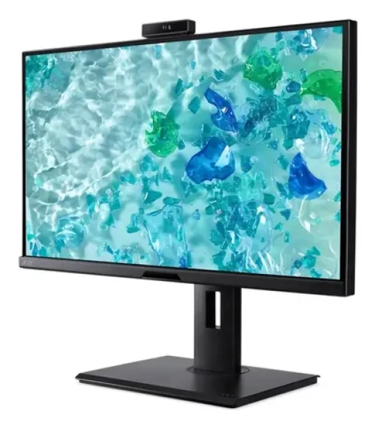 23,8" Acer Vero B8 B248YEbemiqprcuzx čierna / Monitor / IPS / 1920x1080 / 100Hz / HDMI+DP / Webkamera (UM.QB8EE.E01)
