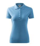 Dámske tričko Pique Polo azure blue XS