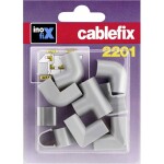 Cablefix 127222 káblová lišta spojenie dosadacích miest 10 ks sivá; 127222