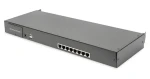 Digitus modulárny CAT5 KVM switch 8- Port / KVM switch / 8 portov / Dosah 60 m / Rack 1U (DS-72216)
