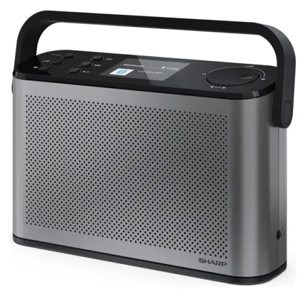 Sharp DR-P540 sivá / Prenosné rádio / DAB+/DAB/FM / Bluetooth 5.3 / LCD displej (DR-P540(GY))