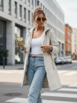 Dámska prechodná bunda parka béžová FashionStreet TY5557 L