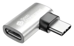 Good Connections USB4 adaptér USB-C lomený strieborná / Adaptér / 40 Gbit/s / USB PD 240 W / 8K 60Hz (USB-AD400)